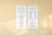 Simple 4x9 Wedding Menu Mockup, a Print Template by ILLONA GRAPHICS (Thumbnail 3 of 5)