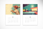 Retro Illustrated Wall Calendar 26, a Print Template by McLittle Stock (Thumbnail 4 of 9)