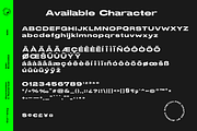 Stretch Pro - Futuristic Typeface, a Sans Serif Font by Jetsmax® Studio (Thumbnail 7 of 10)