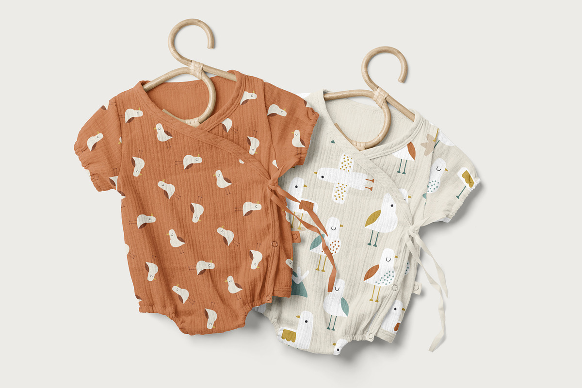 Seagull, a Pattern Graphic by Muriel Petitpattern (Photo 3 of 4)