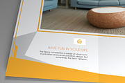 Indesign Brochure Furniture - orange, a Brochure Template by RudanStudio (Thumbnail 5 of 8)