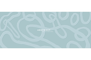 Abstract hand drawn brush strokes