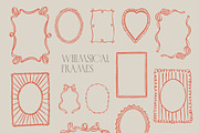 Whimsical Love Frames and Bows, an Object Graphic by DesignThatMatters (Thumbnail 6 of 11)