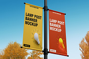 Lamp Post Banner Mockup, a Product Mockup by Designbuys (Thumbnail 15 of 20)