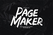Page Maker - Handwritten Brush, a Handwritten Font by tebaltipislab (Thumbnail 1 of 10)