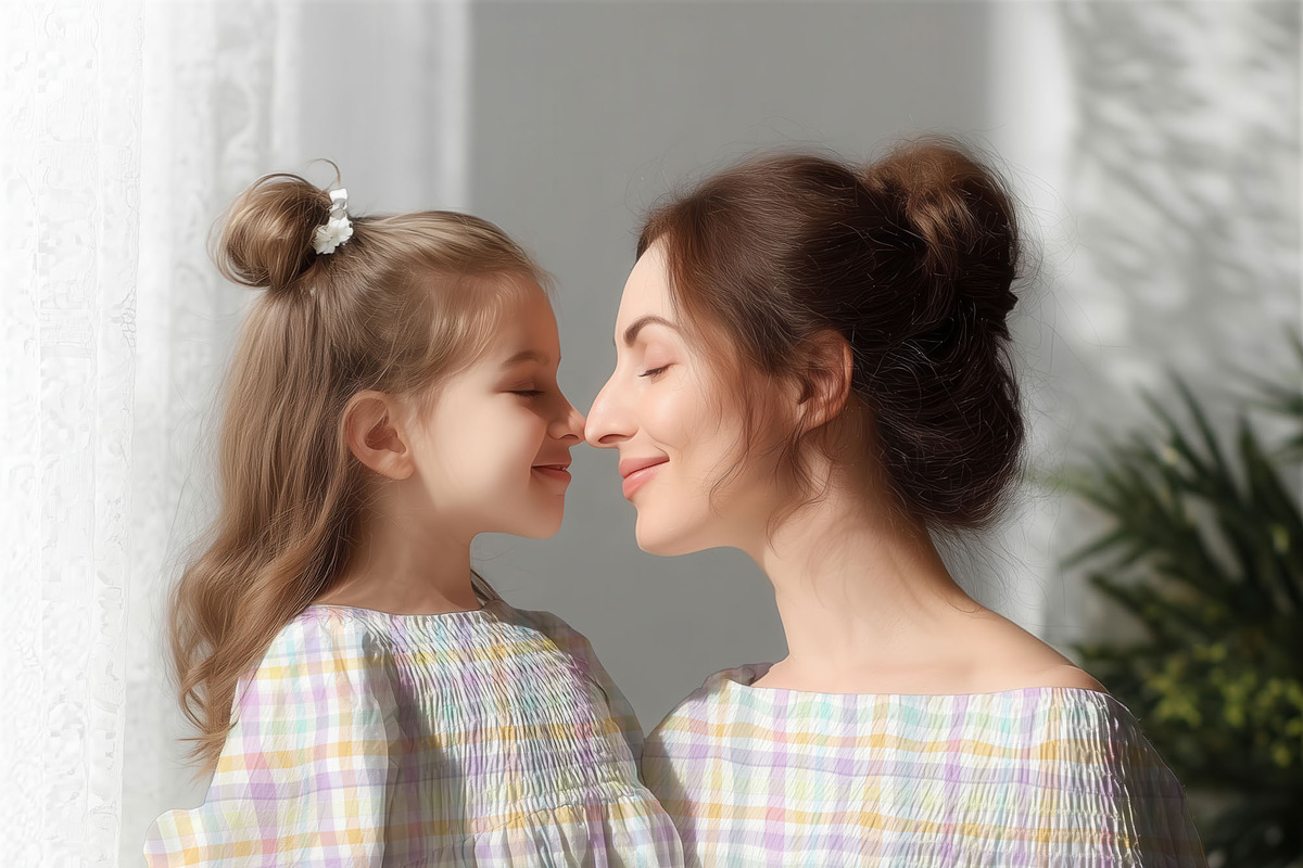Mom & Child Outfit Mockup (PSD), a Shirt Mockup by 1001 mockups (Photo 8 of 11)