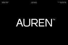 AUREN – Modern Variable Font
