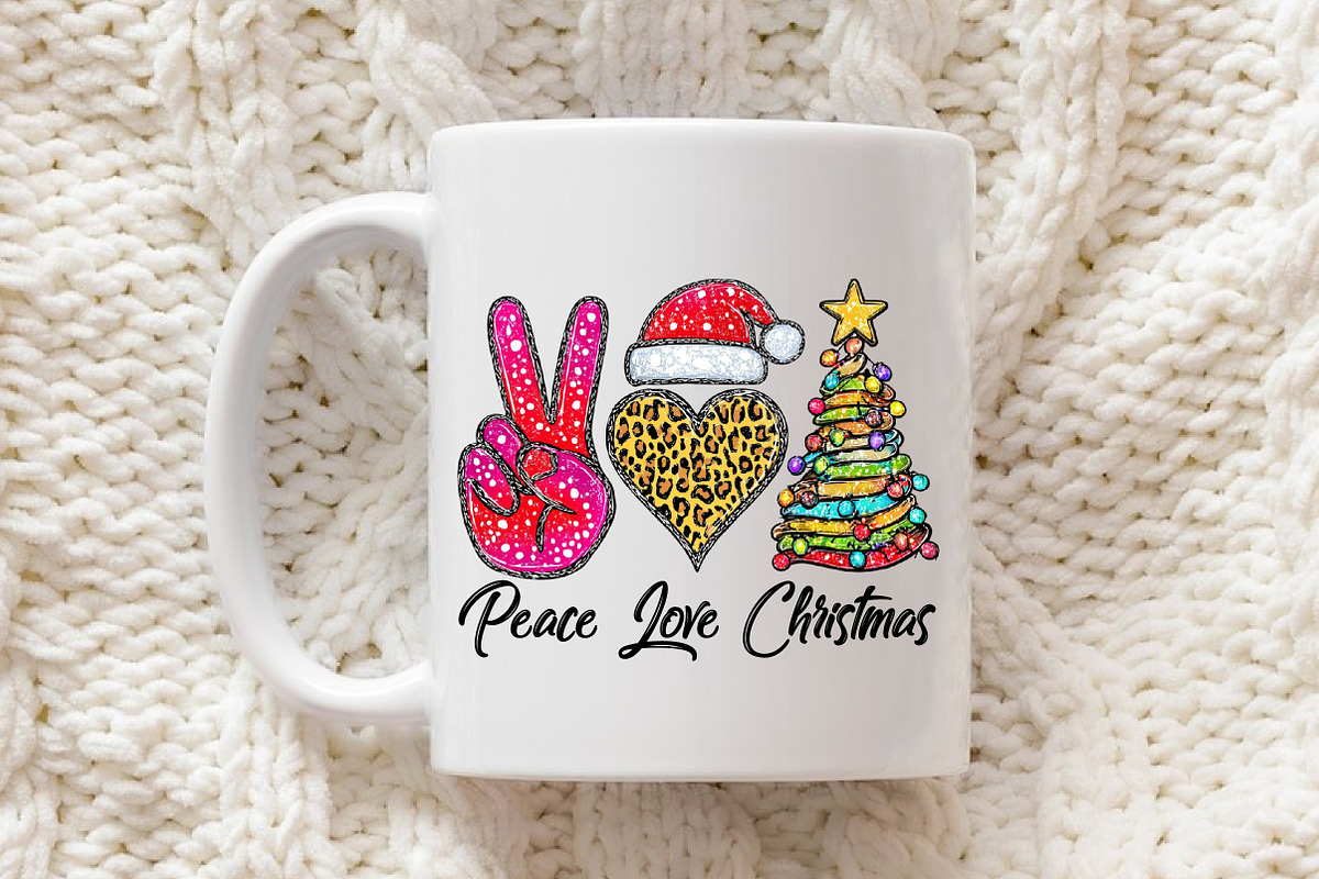 Peace Love Christmas Png, Christmas, an Illustration by Libby Wishes (Photo 6 of 6)