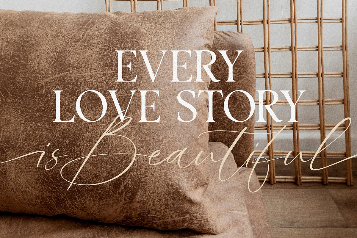 Calm Lovely - Font Duo, a Sans Serif Font by ErgibiStudio (Photo 3 of 11)