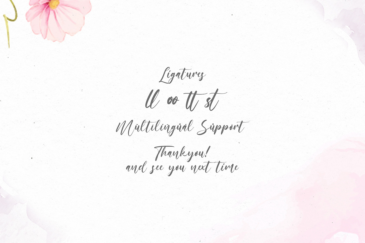 Fattemah - Handwritten Font, a Script Font by StringLabs (Photo 13 of 14)