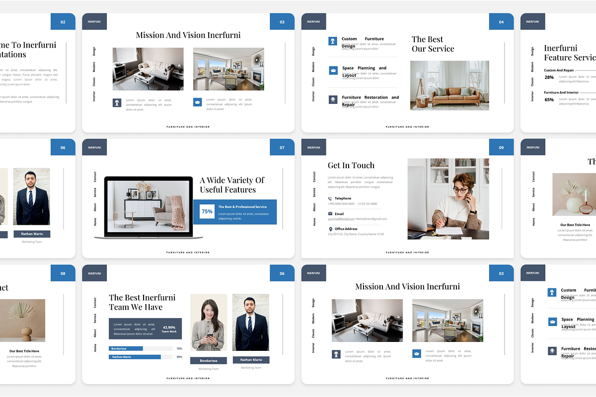 Furniture And Interior Google Slide, a Presentation Template by Annora Studio (Photo 2 of 5)