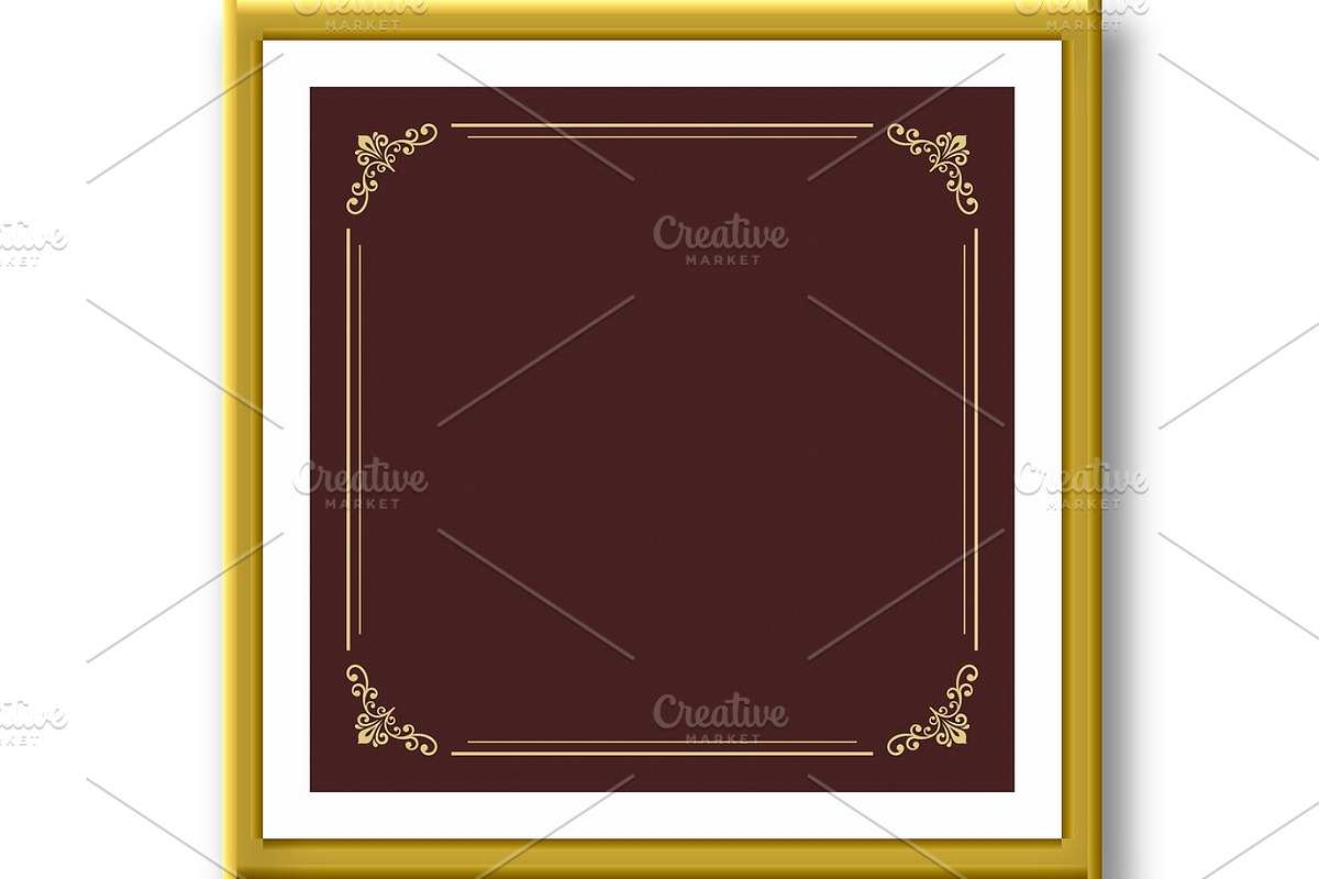 Floral Vector Fine Frame, a Background Graphic by FineArtStudio (Photo 2 of 3)