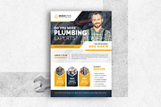 Plumbing Handyman Flyer, a Flyer Template by GraphicsBurg (Thumbnail 2 of 5)