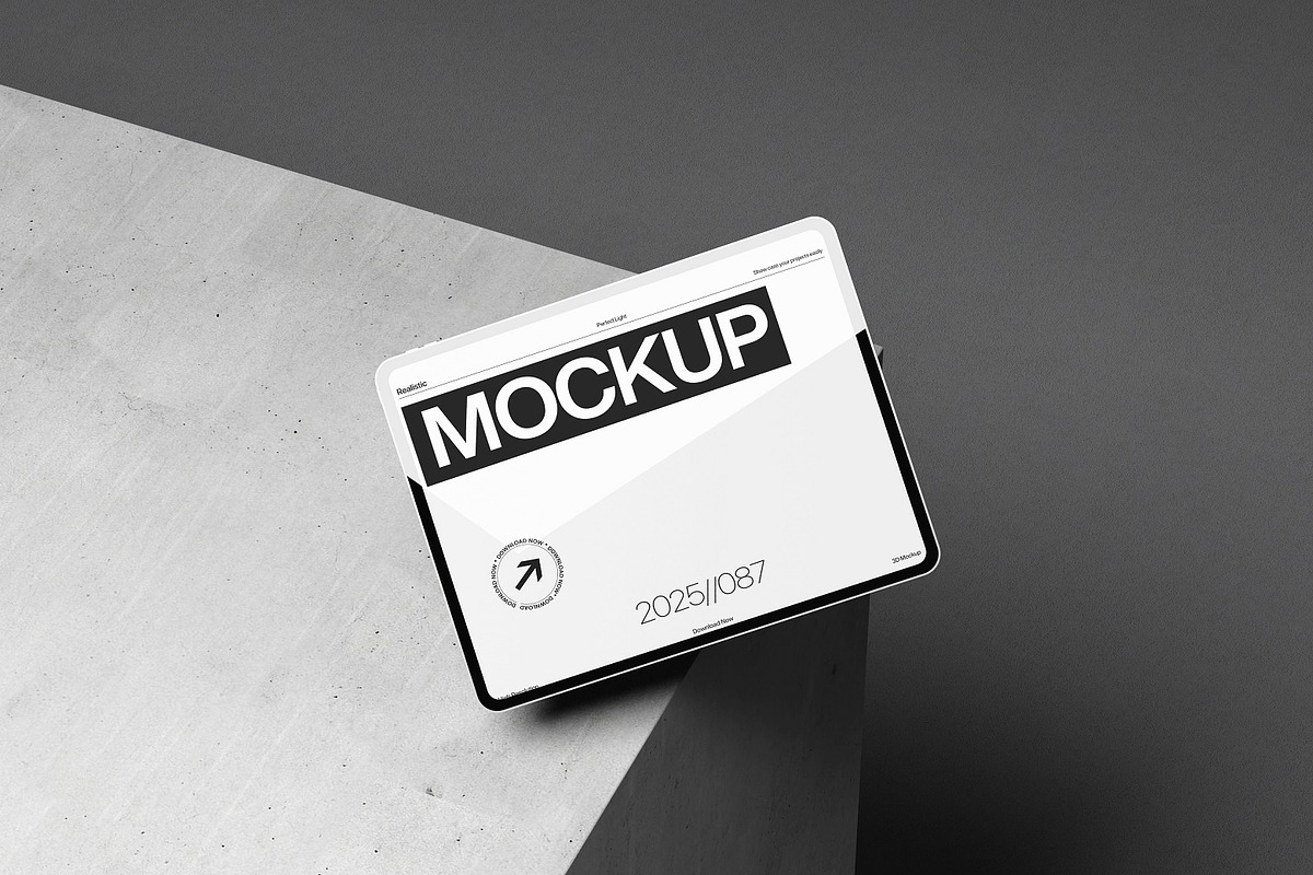 Tablet Screen Mockup, an iPad Mockup by kreatifreya (Photo 6 of 11)