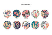 Delicate Butterflies, Floral Pattern, a Pattern Graphic by Velliniki (Thumbnail 3 of 11)