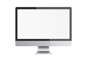 Modern iMac computer.