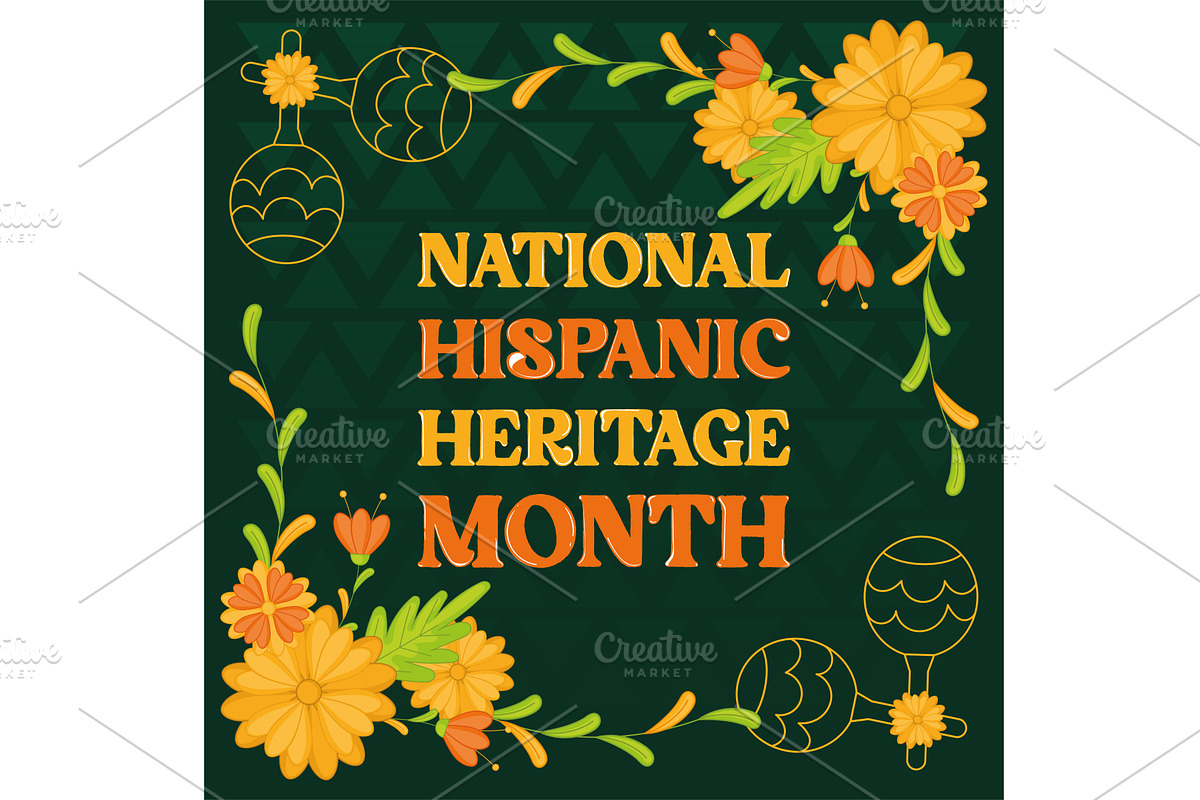 National Hispanic Heritage Month, an Illustration by studioDK