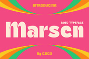 Marsen – Inktrap Font, a Sans Serif Font by Craft Supply Co. (Thumbnail 1 of 8)