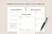 Coaching Client Intake Sheets Canva, a Brochure Template by DeeBeeDesign (Thumbnail 2 of 10)