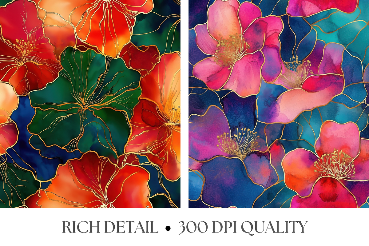 Asian-Inspired Alcohol Ink Textures, a Texture Graphic by Artful Assets Boutique (Photo 3 of 4)