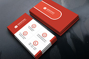 Flat Corporate Business Card, a Business Card Template by InfinityArt (Thumbnail 4 of 5)