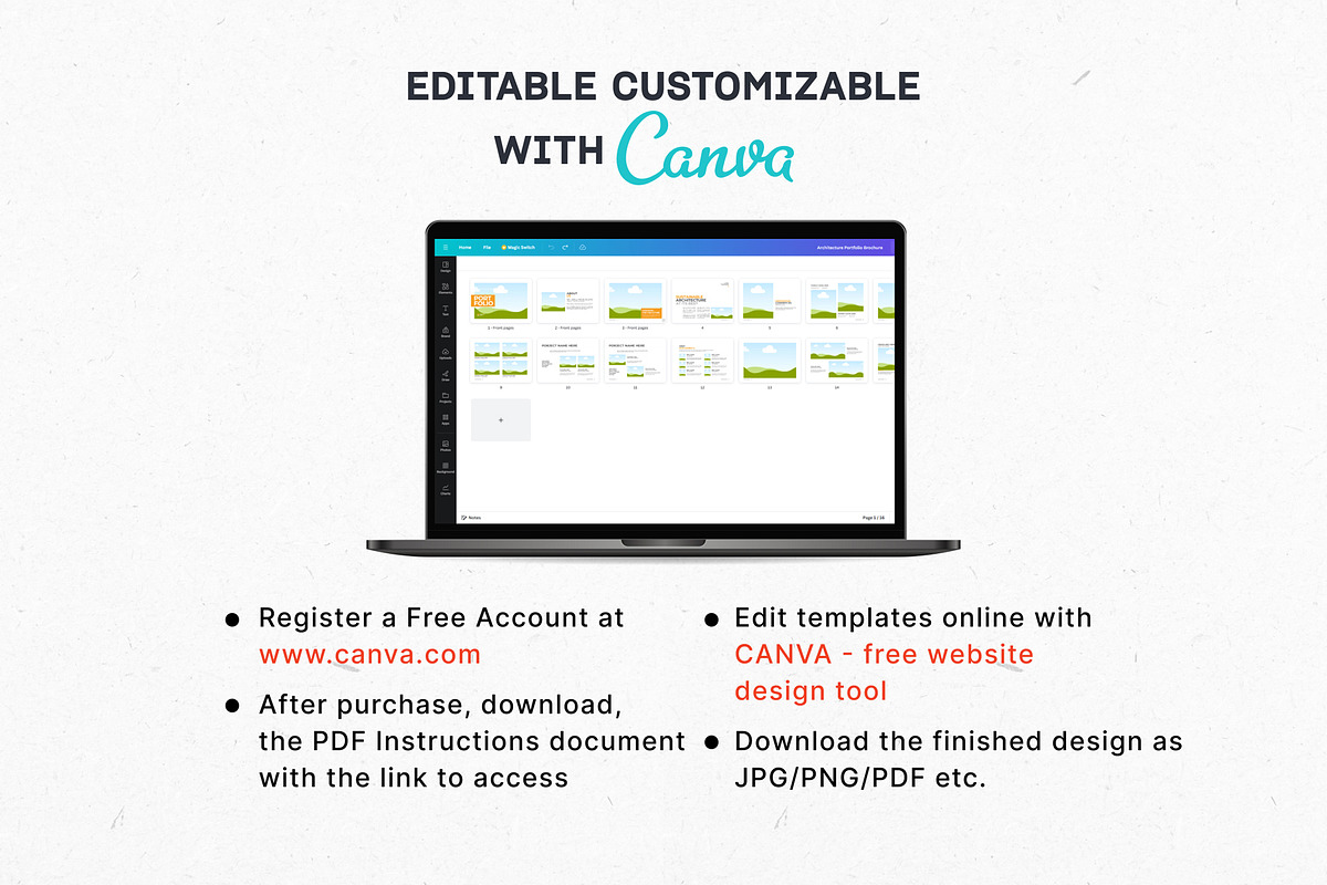Portfolio Brochure Canva Template v7, a Brochure Template by Miyaji75 (Photo 12 of 13)