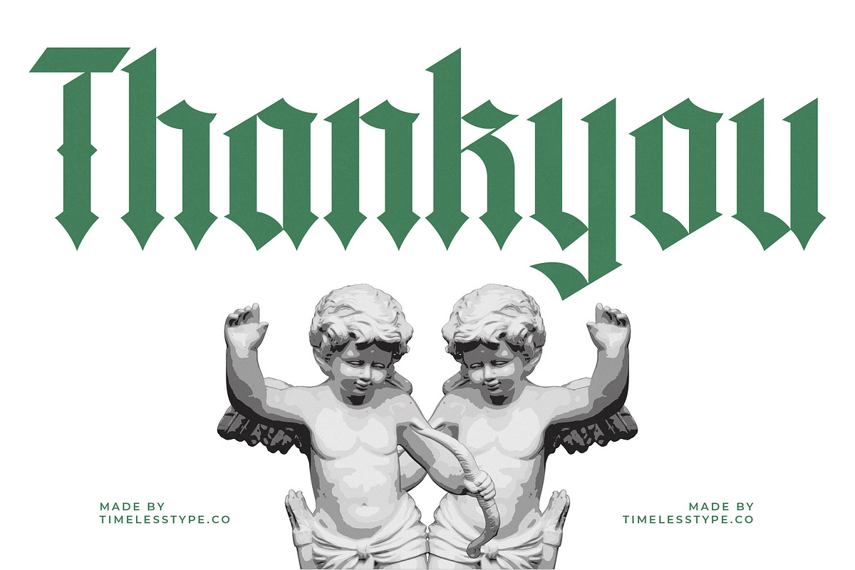 Merdlins Modern Blackletter Serif, a Blackletter Font by timelesstype.co (Photo 20 of 20)