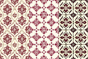 12 Red Velvet Seamless Patterns, a Pattern Graphic by Inknfolly (Thumbnail 3 of 7)