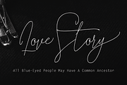 Love Story, a Script Font by Deniz86 (Thumbnail 1 of 6)