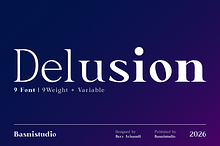Delusion – Elegant Serif Font