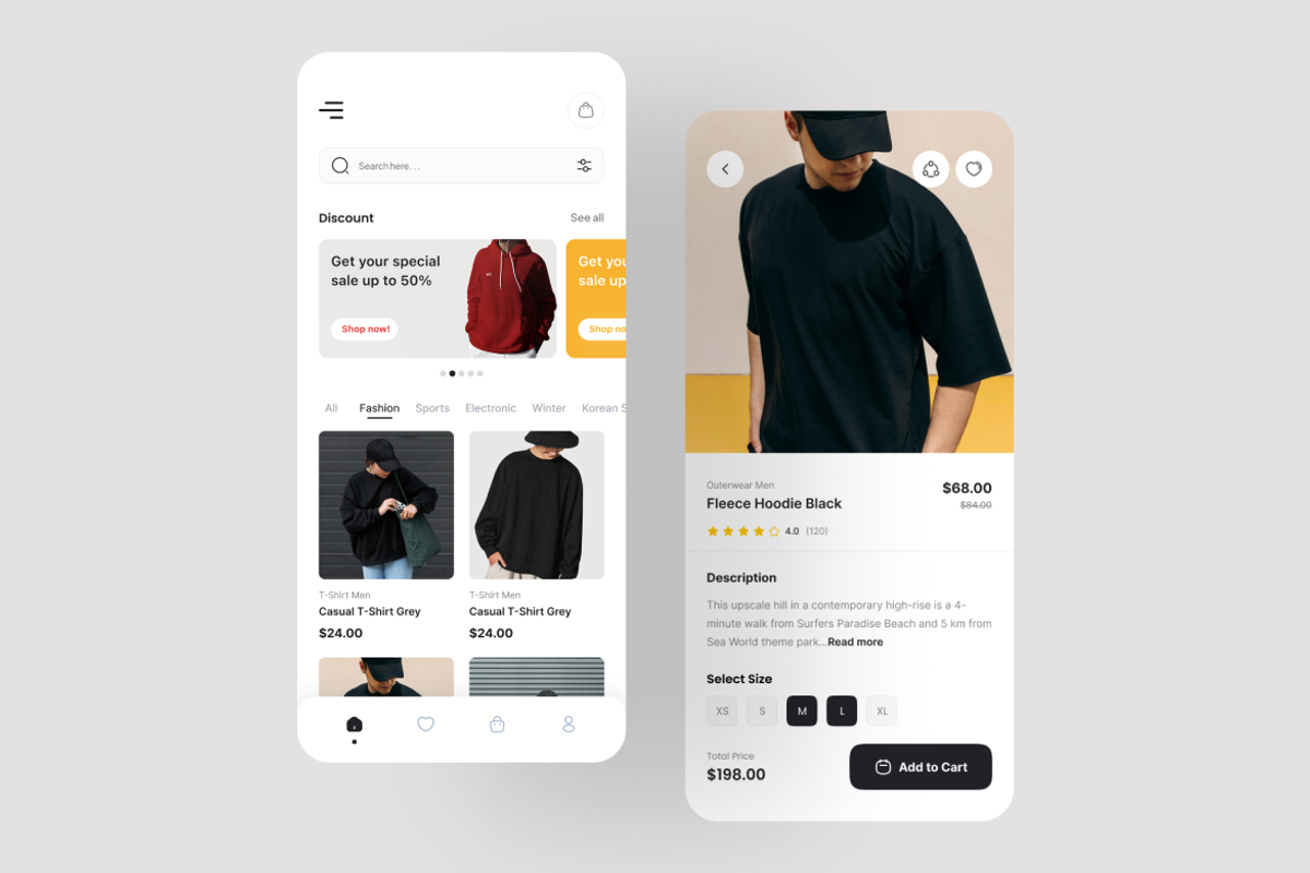 NEW TREND - Fashion App UI Kit, an UI Kit Template by iDoodle Studio (Photo 4 of 4)