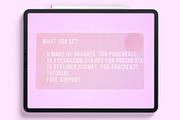 Procreate makeup brushes, a Brush Add-On by KsTumanova (Thumbnail 4 of 4)