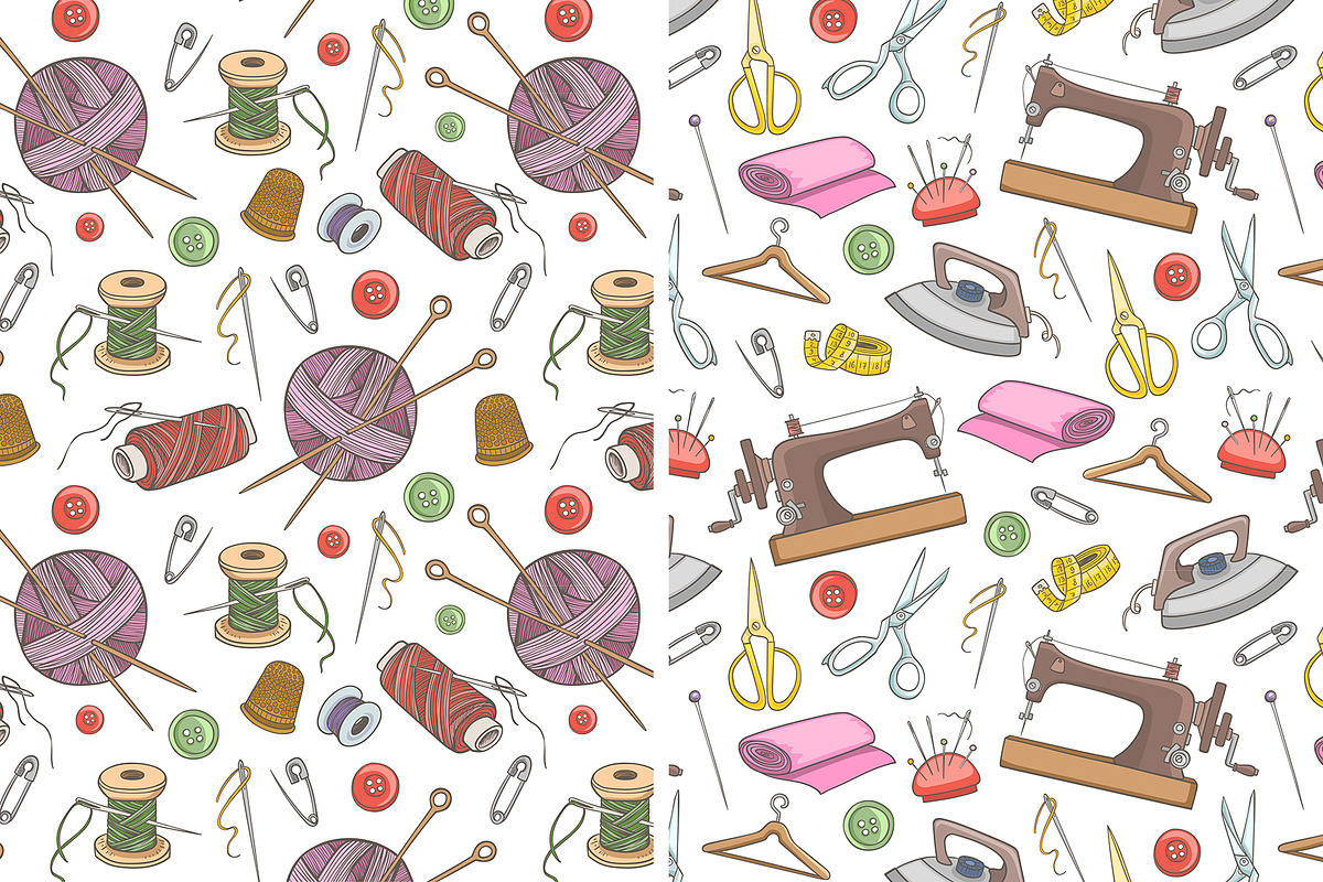 Sewing and Knitting Doodles, an Object Illustration by Artspace (Photo 3 of 4)