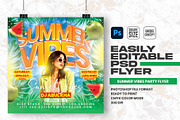 Summer Vibes Party Flyer Design, a Flyer Template by Shajib Shikder (Thumbnail 1 of 2)