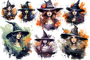 Halloween Spooky Witch PNG Bundle, a Seasonal Illustration by Creative Arslan (Thumbnail 4 of 11)