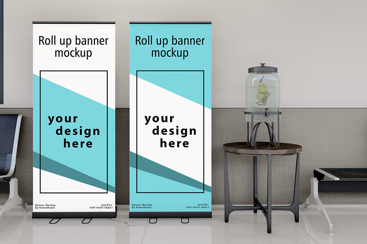 Clinic Roll Up vol.01 - Mockups, an Advertising Mockup by Rometheme Std (Photo 3 of 5)