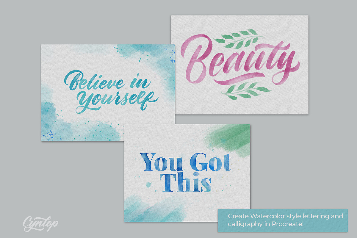 Watercolor Procreate Brush Set, a Brush Add-On by Cynlop Ink (Photo 10 of 10)