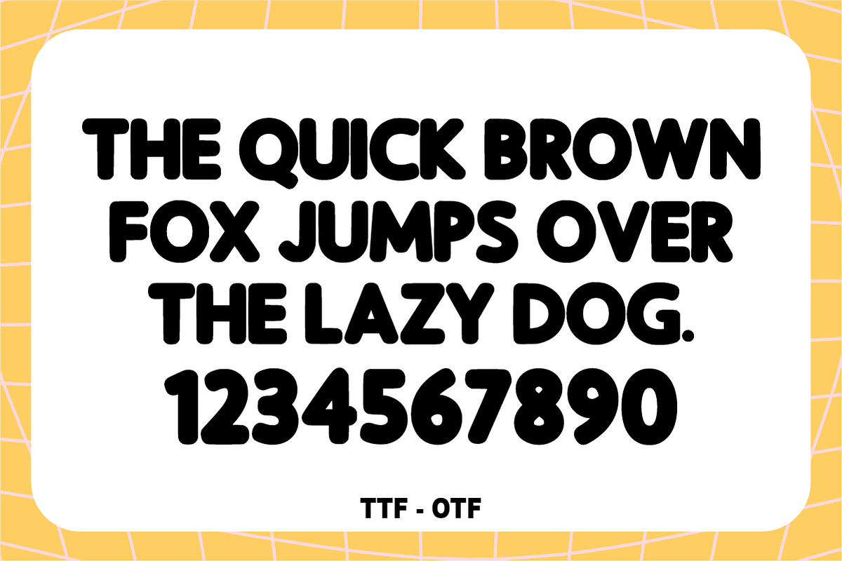 Playful Kids – Vibrant & Bubbly Font, a Sans Serif Font by KiddoGlyphs Studio (Photo 3 of 4)