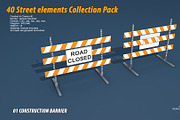 40 Street elements Collection Pack, an Architecture 3D Model by multimedia4ds (Thumbnail 2 of 70)