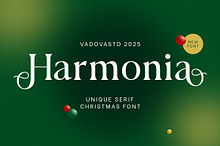Harmonia Serif Christmas Font