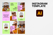 Fashion Instagram Templates Bundle, a Social Media Template by GAZINEOGRAPHIC (Thumbnail 2 of 5)
