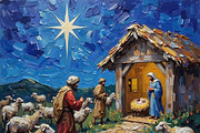 Jesus Christmas Nativity Bundle Set, a Person Illustration by PLUM&FIGS (Thumbnail 22 of 32)