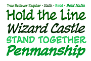 True Believer, a Script Font by Comicraft Fonts (Thumbnail 2 of 3)