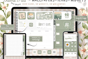 Green iPad and iPhone Theme + Icons