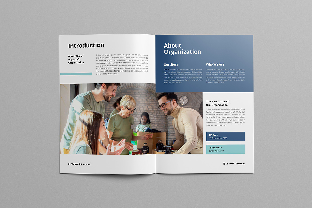 Nonprofit Brochure | Canva & Word preview 2
