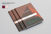 Annual Report Vol.59, a Brochure Template by Bewalrus Studio (Thumbnail 1 of 11)