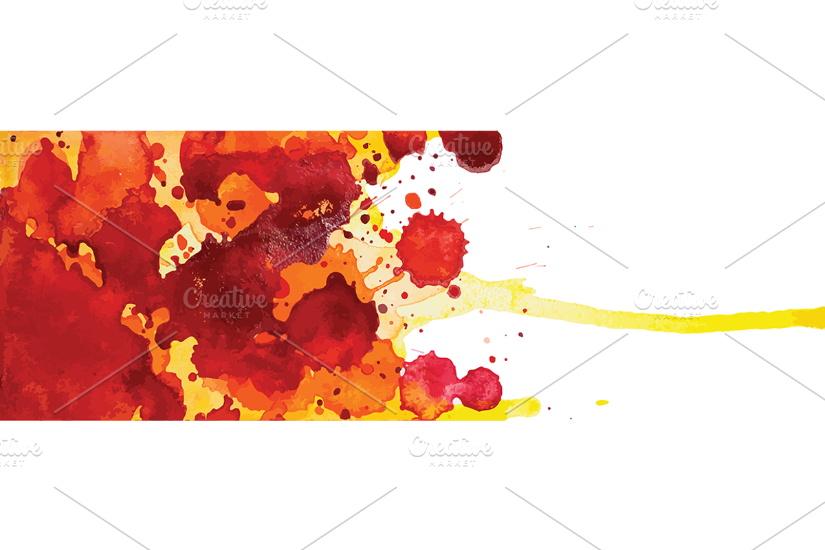 Watercolour background in vector, an Invitation Template by RichmanStudio (Photo 5 of 5)