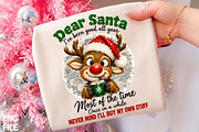 Dear Santa I Will Buy My Own Stuff, a Seasonal Illustration by CrexoraLab (Thumbnail 1 of 4)
