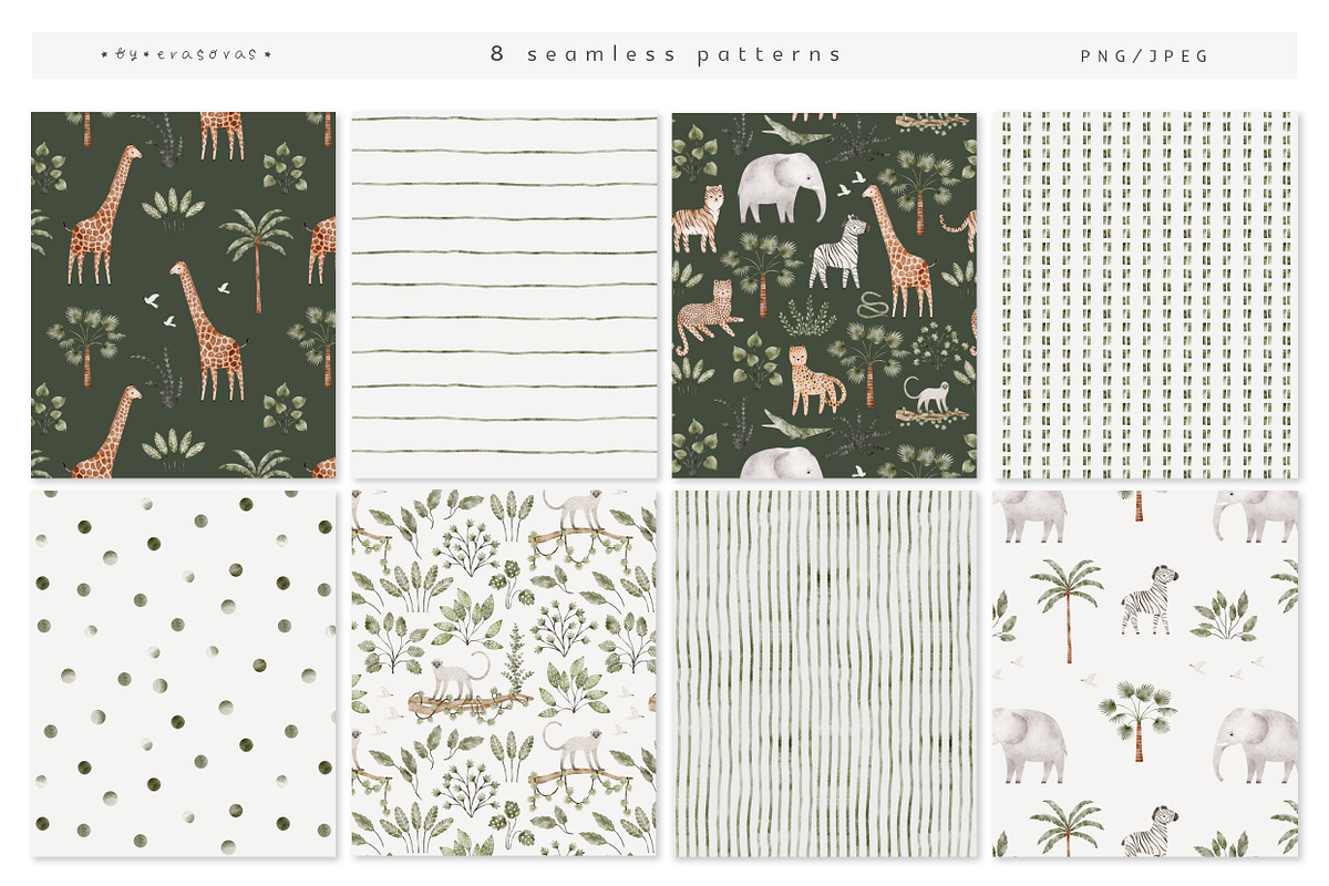 WILD illustrations&patterns, an Animal Illustration by erasovas (Photo 6 of 10)