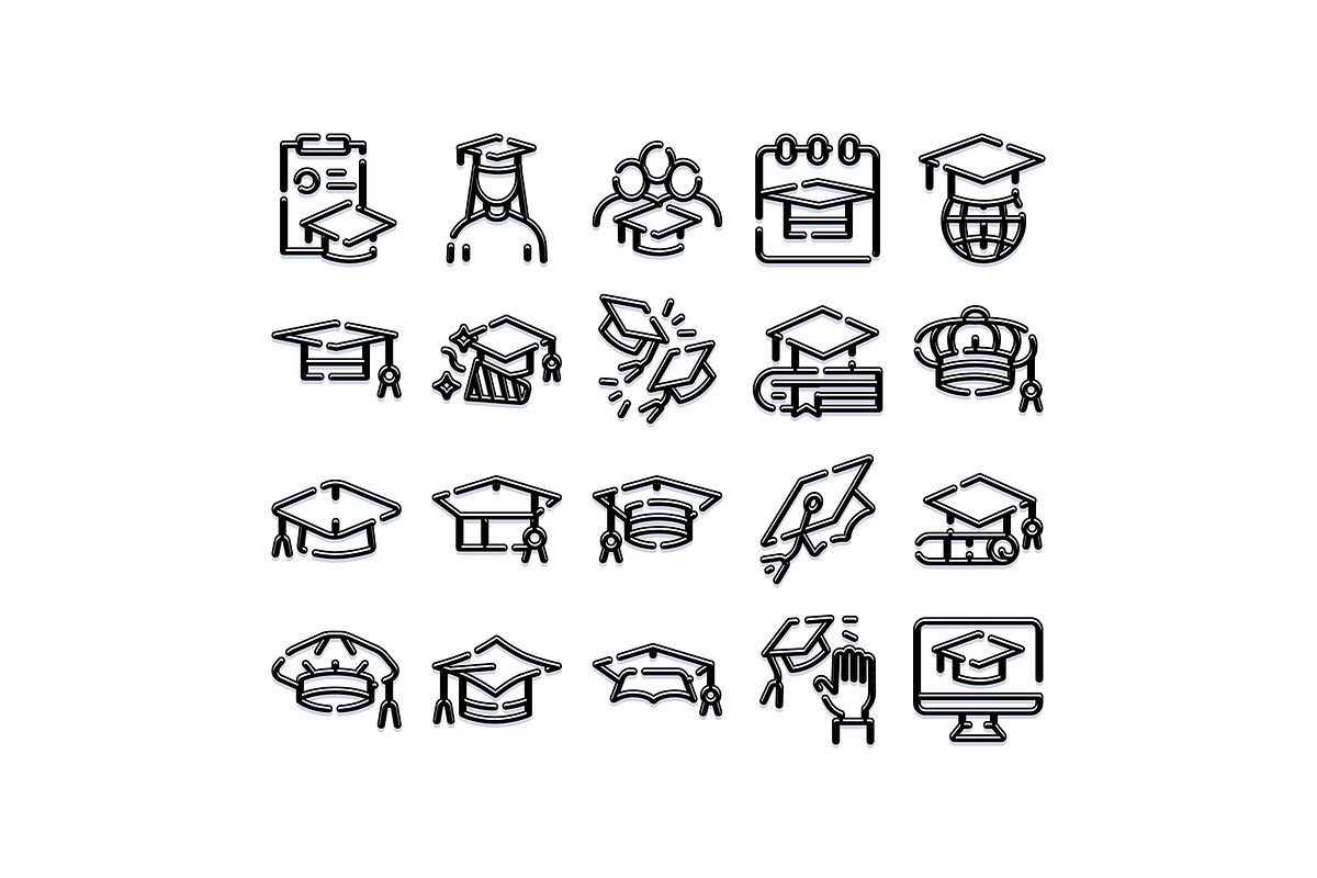 Graduation college education student, an Object Graphic by pikepicture (Photo 1 of 3)